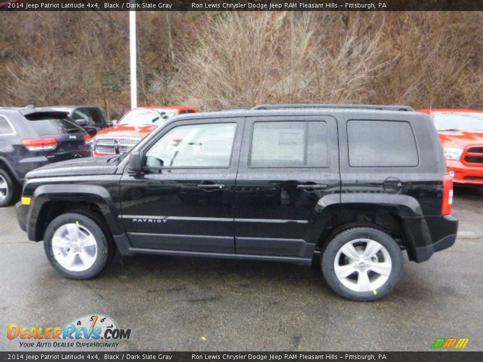 2014 Jeep Patriot Latitude 4x4 Black / Dark Slate Gray Photo #2