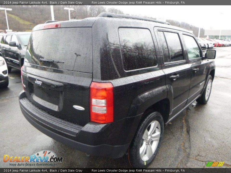 2014 Jeep Patriot Latitude 4x4 Black / Dark Slate Gray Photo #5