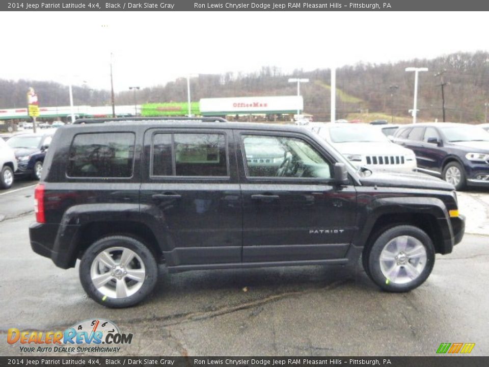 2014 Jeep Patriot Latitude 4x4 Black / Dark Slate Gray Photo #6