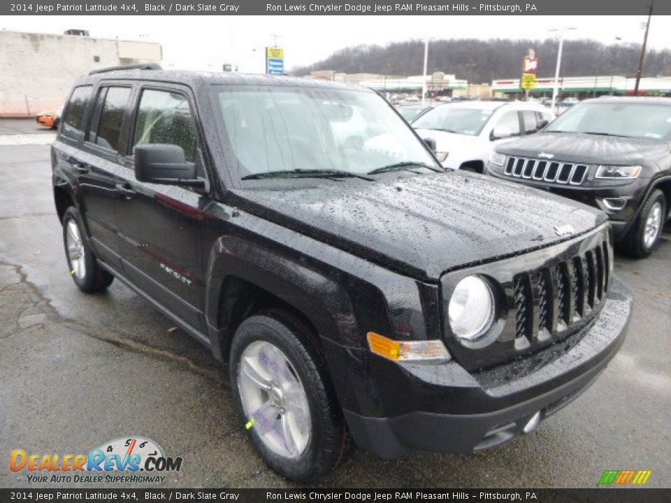 2014 Jeep Patriot Latitude 4x4 Black / Dark Slate Gray Photo #7