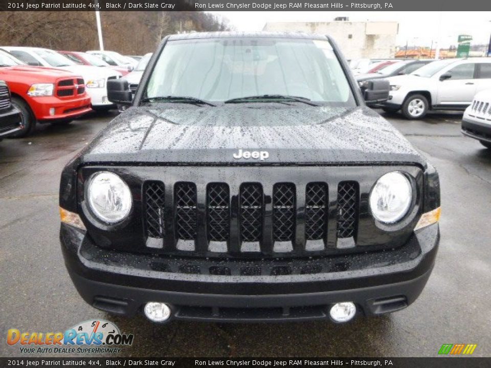 2014 Jeep Patriot Latitude 4x4 Black / Dark Slate Gray Photo #8