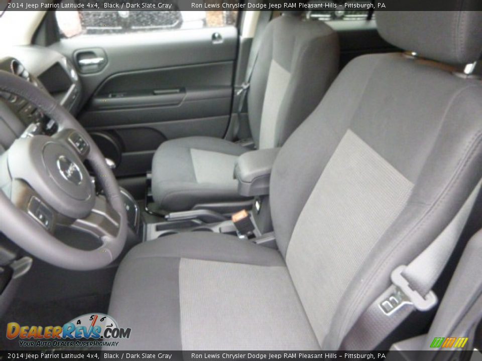 2014 Jeep Patriot Latitude 4x4 Black / Dark Slate Gray Photo #10
