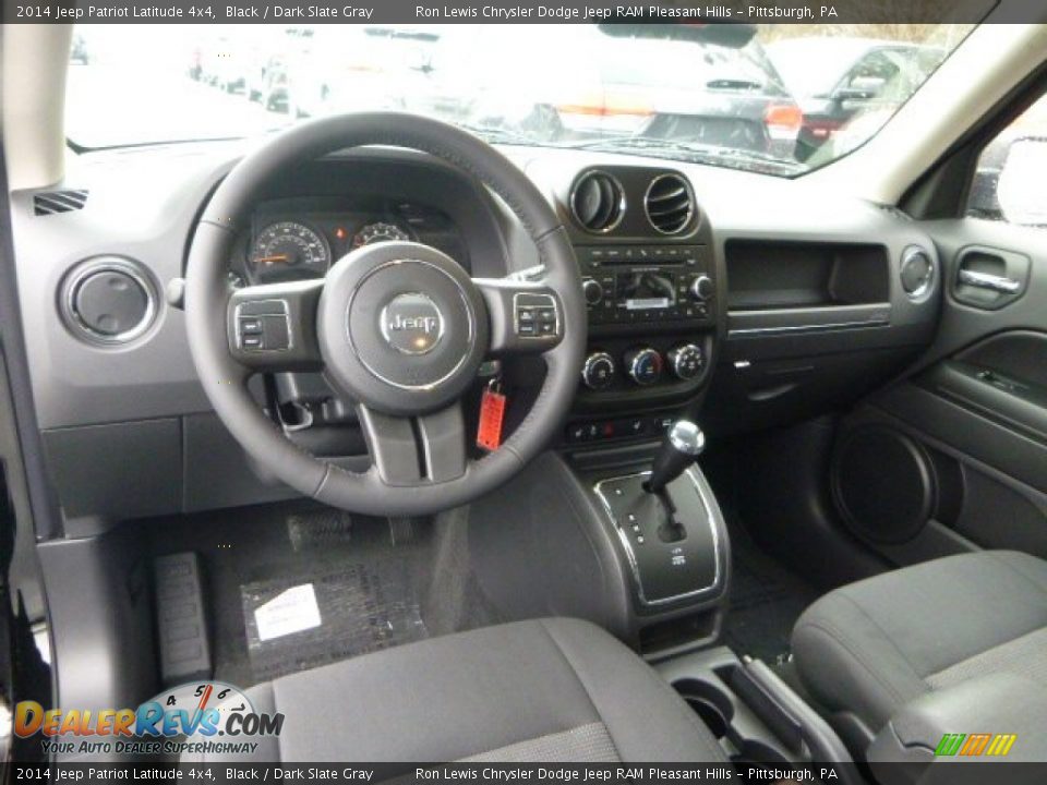 2014 Jeep Patriot Latitude 4x4 Black / Dark Slate Gray Photo #12