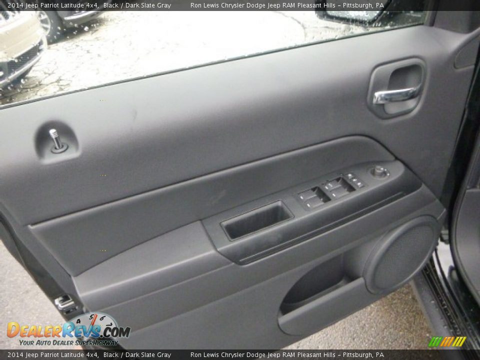 2014 Jeep Patriot Latitude 4x4 Black / Dark Slate Gray Photo #14
