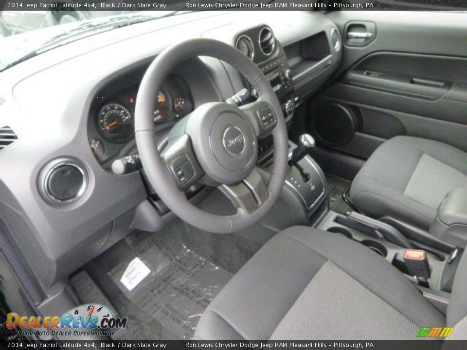 2014 Jeep Patriot Latitude 4x4 Black / Dark Slate Gray Photo #15