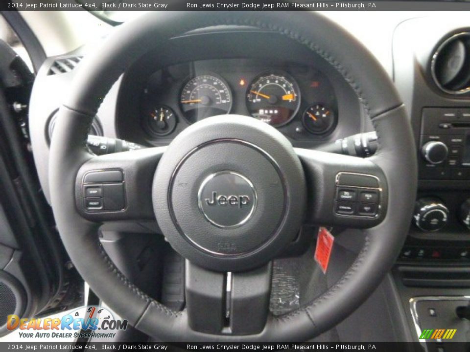 2014 Jeep Patriot Latitude 4x4 Black / Dark Slate Gray Photo #18