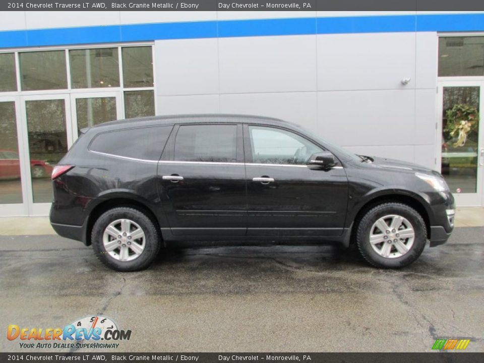 2014 Chevrolet Traverse LT AWD Black Granite Metallic / Ebony Photo #2