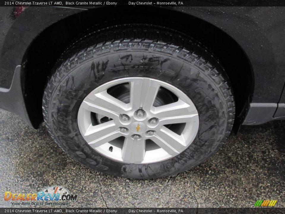 2014 Chevrolet Traverse LT AWD Black Granite Metallic / Ebony Photo #3