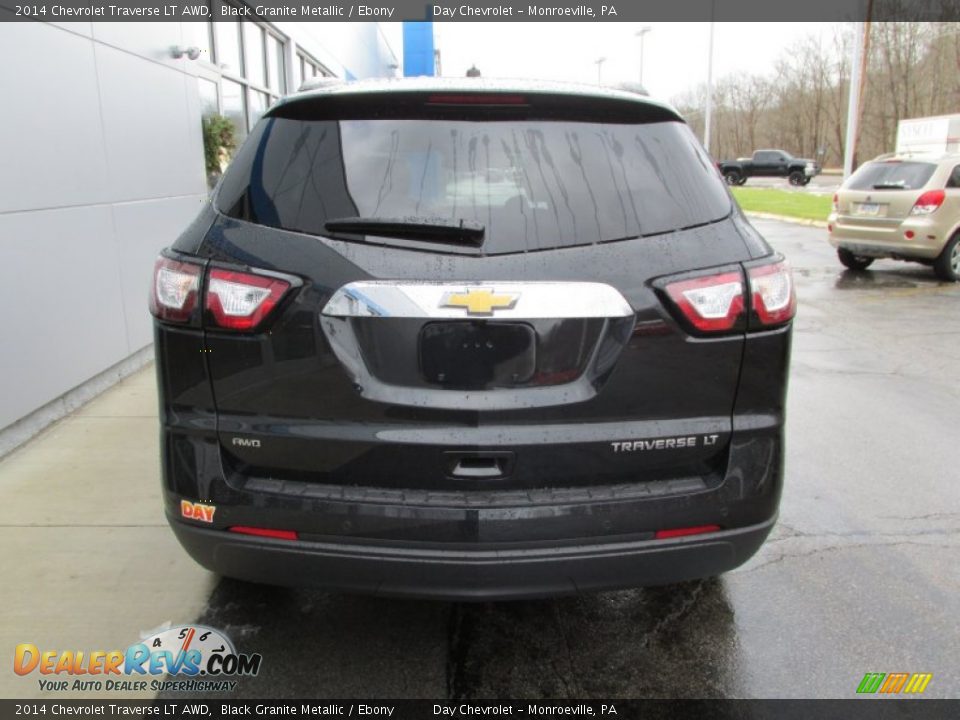2014 Chevrolet Traverse LT AWD Black Granite Metallic / Ebony Photo #5