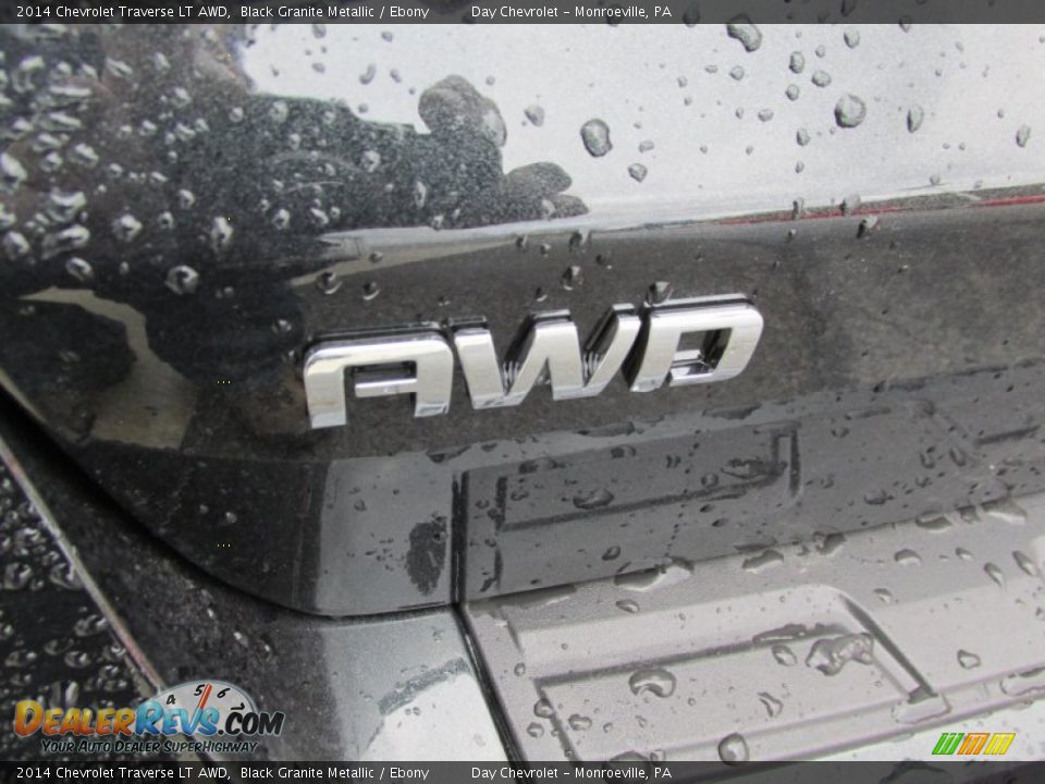 2014 Chevrolet Traverse LT AWD Black Granite Metallic / Ebony Photo #6