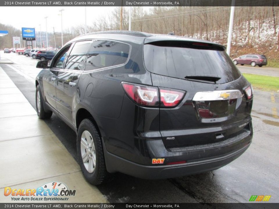 2014 Chevrolet Traverse LT AWD Black Granite Metallic / Ebony Photo #7