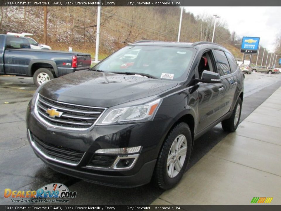 2014 Chevrolet Traverse LT AWD Black Granite Metallic / Ebony Photo #8