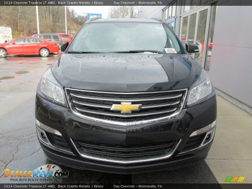 2014 Chevrolet Traverse LT AWD Black Granite Metallic / Ebony Photo #9