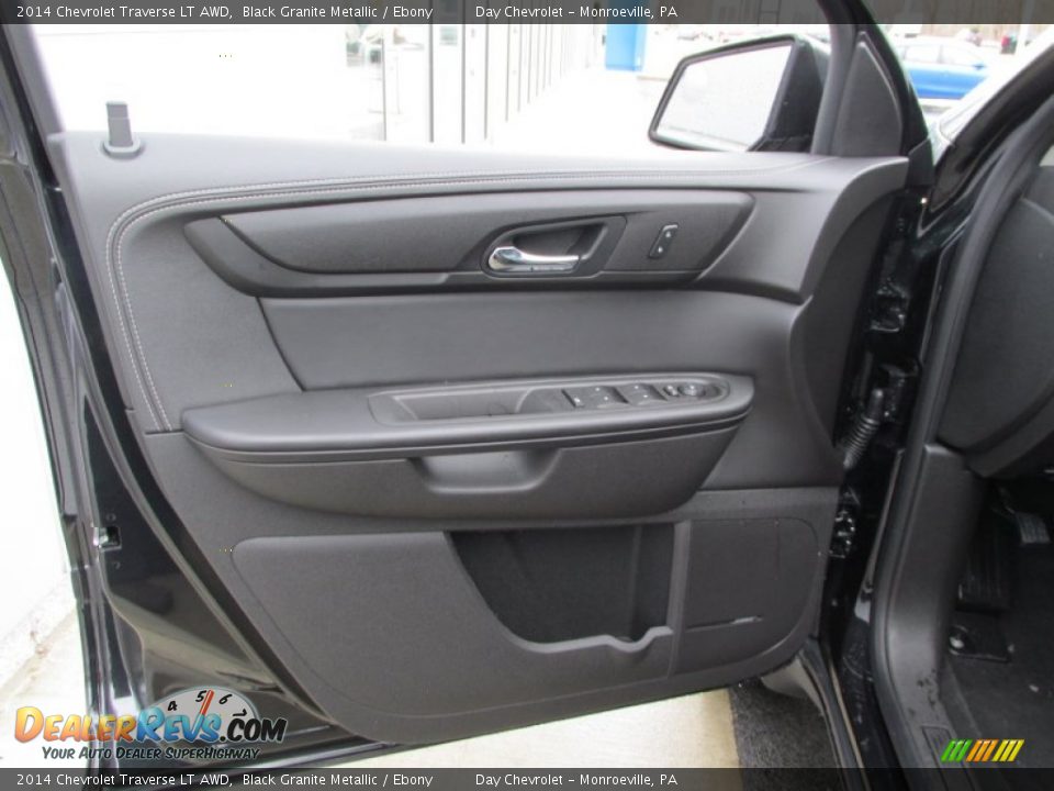 2014 Chevrolet Traverse LT AWD Black Granite Metallic / Ebony Photo #11