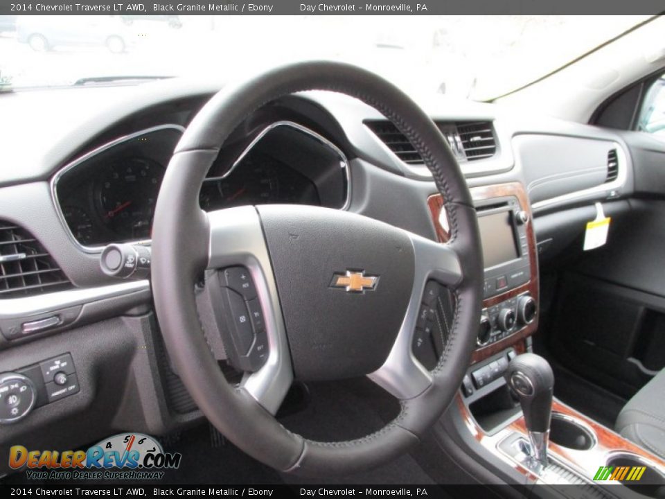 2014 Chevrolet Traverse LT AWD Black Granite Metallic / Ebony Photo #15