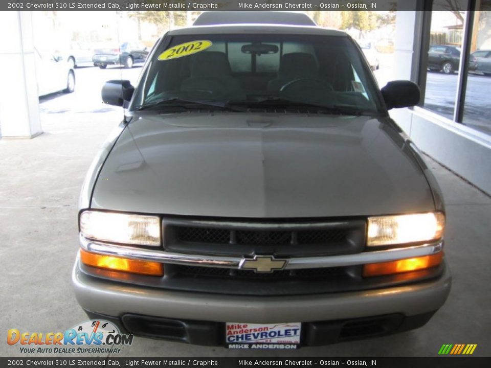 2002 Chevrolet S10 LS Extended Cab Light Pewter Metallic / Graphite Photo #18