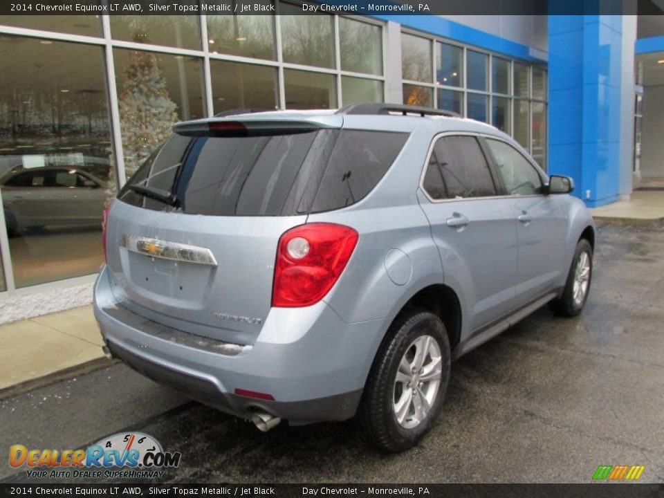 2014 Chevrolet Equinox LT AWD Silver Topaz Metallic / Jet Black Photo #4
