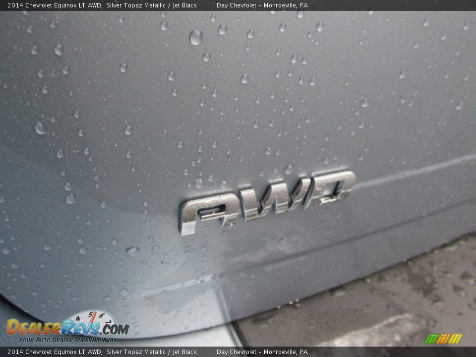 2014 Chevrolet Equinox LT AWD Silver Topaz Metallic / Jet Black Photo #6