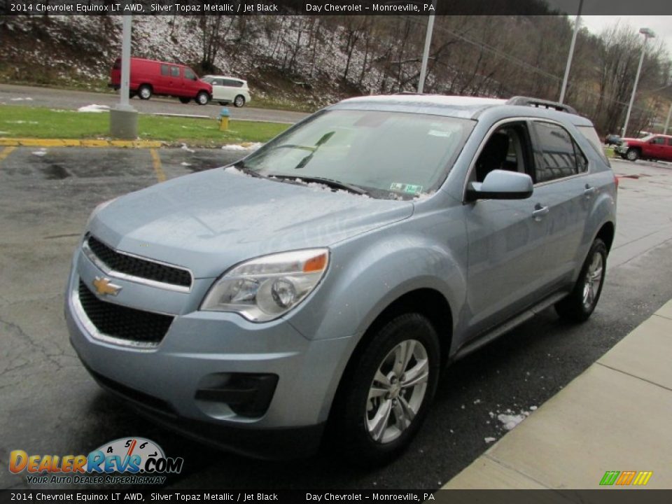 2014 Chevrolet Equinox LT AWD Silver Topaz Metallic / Jet Black Photo #8