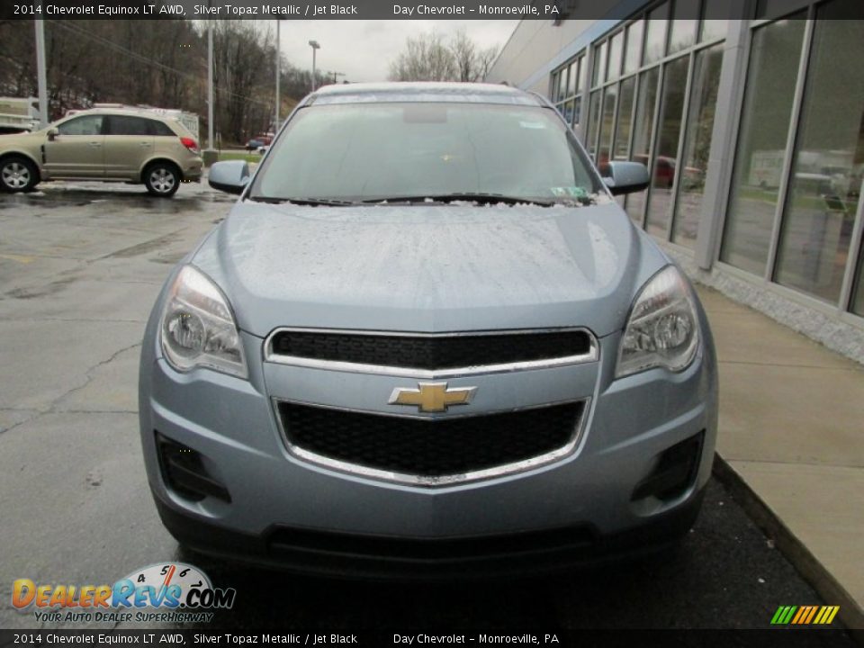 2014 Chevrolet Equinox LT AWD Silver Topaz Metallic / Jet Black Photo #9
