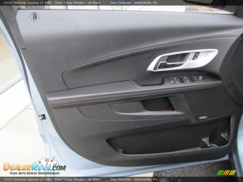 2014 Chevrolet Equinox LT AWD Silver Topaz Metallic / Jet Black Photo #11