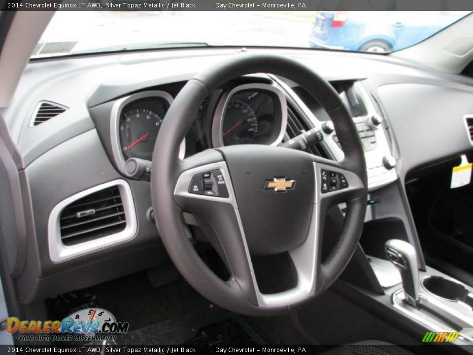 2014 Chevrolet Equinox LT AWD Silver Topaz Metallic / Jet Black Photo #14