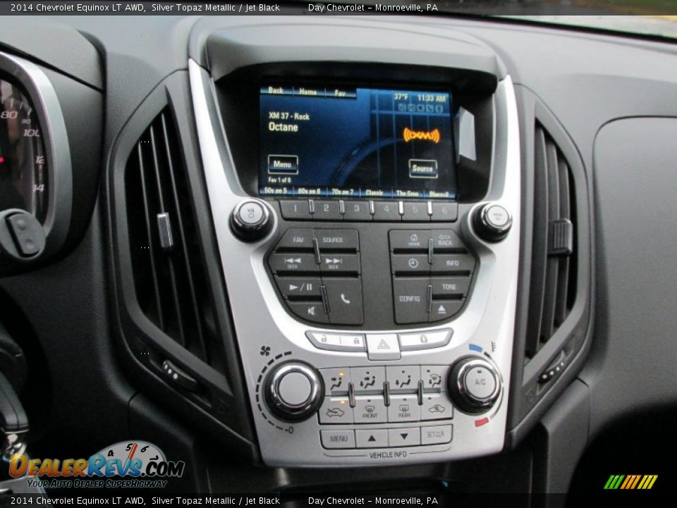 2014 Chevrolet Equinox LT AWD Silver Topaz Metallic / Jet Black Photo #15