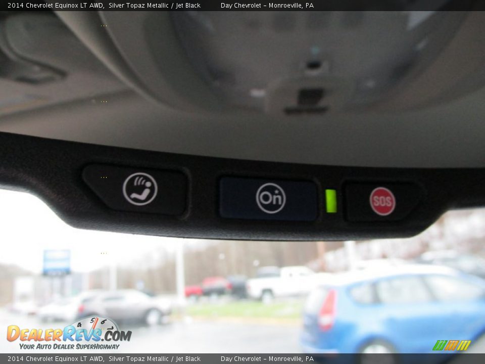 2014 Chevrolet Equinox LT AWD Silver Topaz Metallic / Jet Black Photo #16