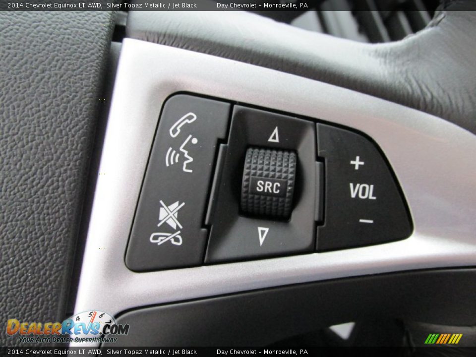 2014 Chevrolet Equinox LT AWD Silver Topaz Metallic / Jet Black Photo #17