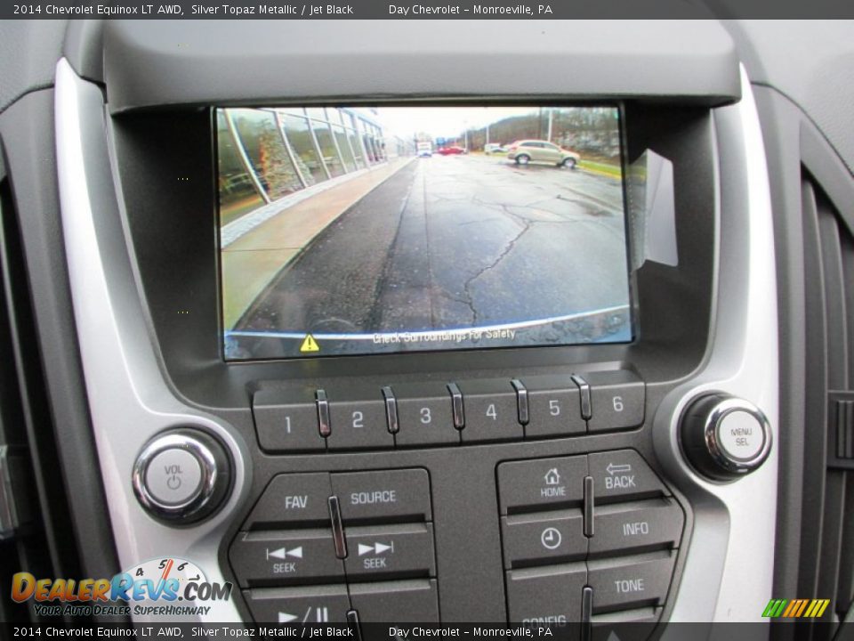 2014 Chevrolet Equinox LT AWD Silver Topaz Metallic / Jet Black Photo #18