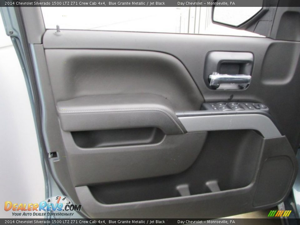 2014 Chevrolet Silverado 1500 LTZ Z71 Crew Cab 4x4 Blue Granite Metallic / Jet Black Photo #11