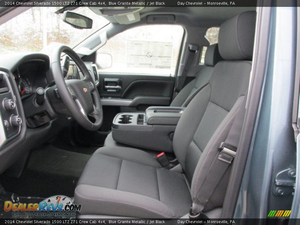 2014 Chevrolet Silverado 1500 LTZ Z71 Crew Cab 4x4 Blue Granite Metallic / Jet Black Photo #12
