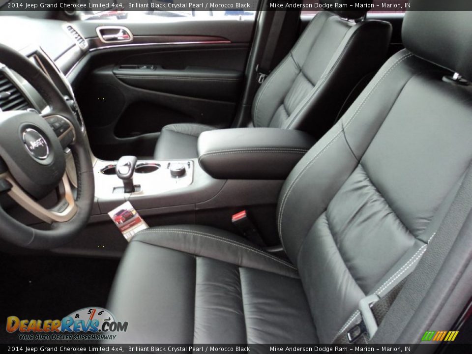 2014 Jeep Grand Cherokee Limited 4x4 Brilliant Black Crystal Pearl / Morocco Black Photo #5
