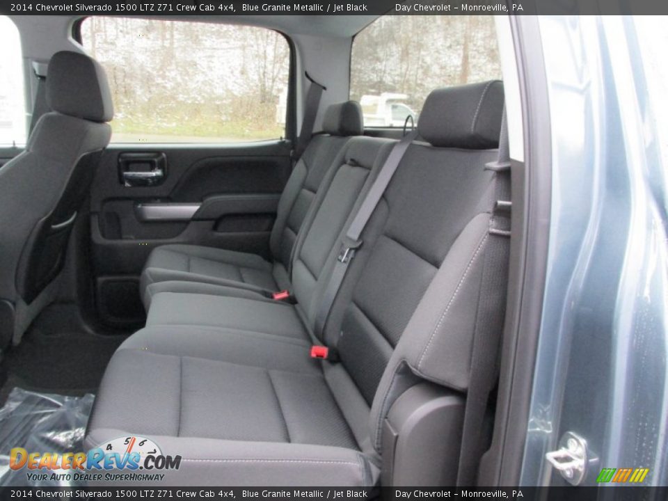 2014 Chevrolet Silverado 1500 LTZ Z71 Crew Cab 4x4 Blue Granite Metallic / Jet Black Photo #13