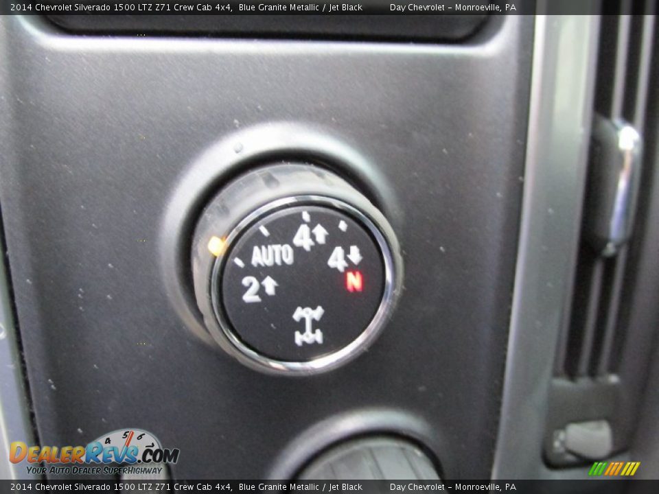 2014 Chevrolet Silverado 1500 LTZ Z71 Crew Cab 4x4 Blue Granite Metallic / Jet Black Photo #15