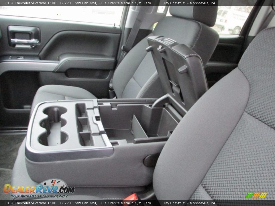2014 Chevrolet Silverado 1500 LTZ Z71 Crew Cab 4x4 Blue Granite Metallic / Jet Black Photo #16
