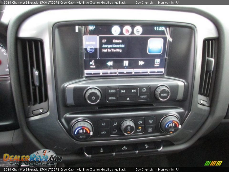 2014 Chevrolet Silverado 1500 LTZ Z71 Crew Cab 4x4 Blue Granite Metallic / Jet Black Photo #17