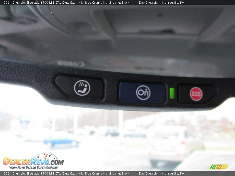 2014 Chevrolet Silverado 1500 LTZ Z71 Crew Cab 4x4 Blue Granite Metallic / Jet Black Photo #18