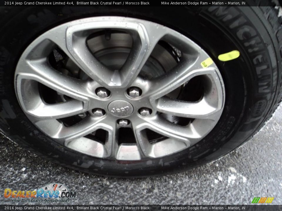 2014 Jeep Grand Cherokee Limited 4x4 Brilliant Black Crystal Pearl / Morocco Black Photo #10