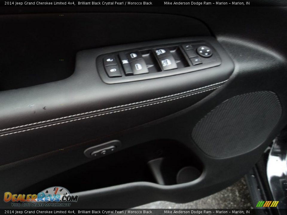 2014 Jeep Grand Cherokee Limited 4x4 Brilliant Black Crystal Pearl / Morocco Black Photo #11