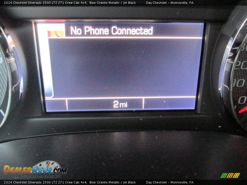 2014 Chevrolet Silverado 1500 LTZ Z71 Crew Cab 4x4 Blue Granite Metallic / Jet Black Photo #20