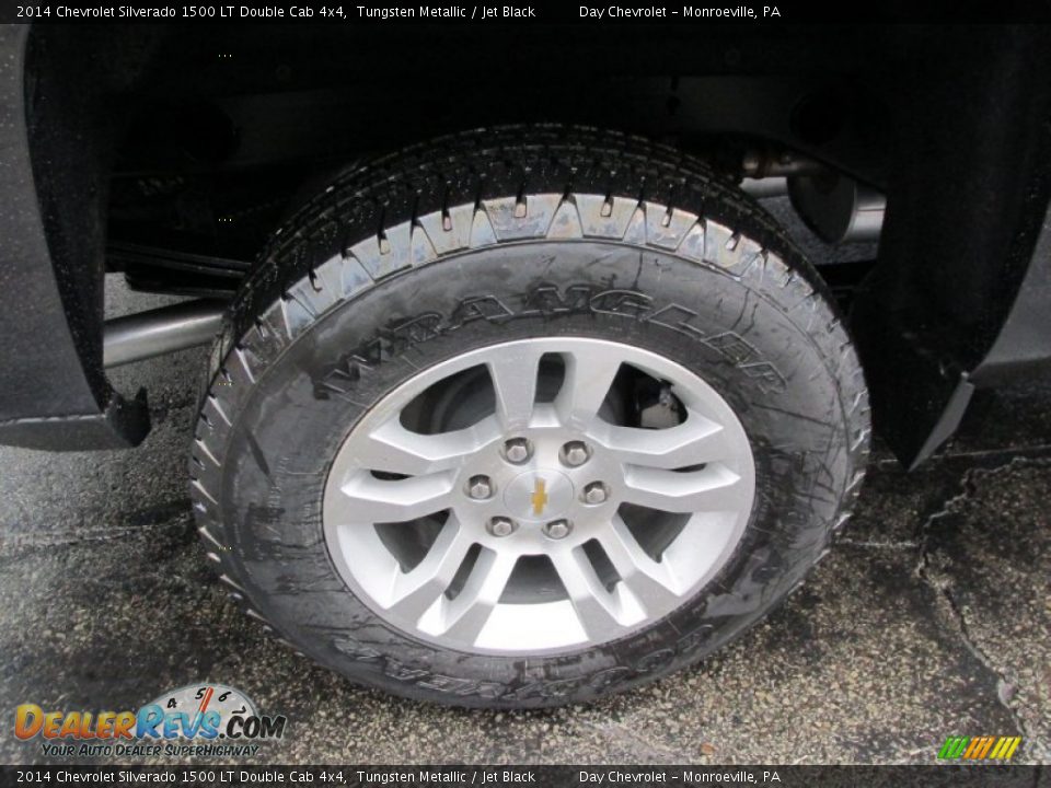 2014 Chevrolet Silverado 1500 LT Double Cab 4x4 Tungsten Metallic / Jet Black Photo #3
