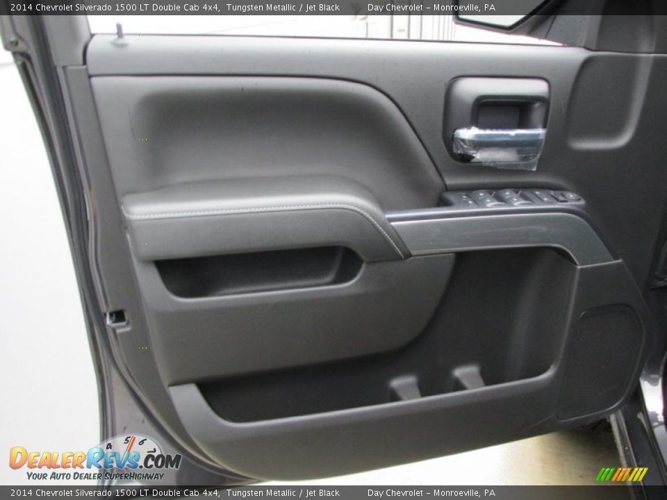 2014 Chevrolet Silverado 1500 LT Double Cab 4x4 Tungsten Metallic / Jet Black Photo #11