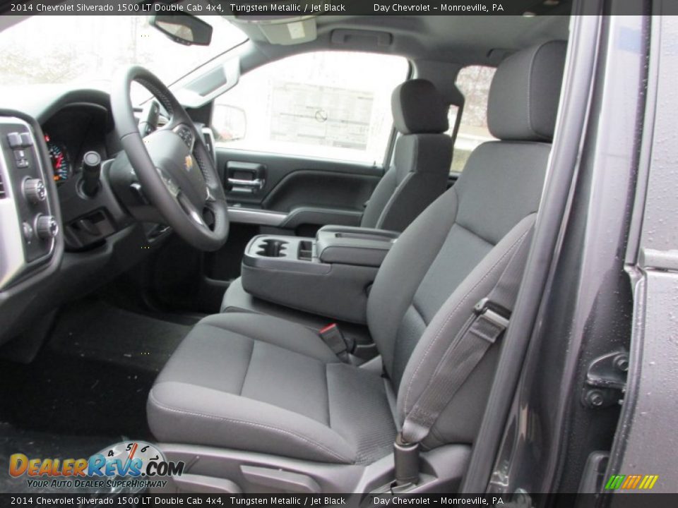 2014 Chevrolet Silverado 1500 LT Double Cab 4x4 Tungsten Metallic / Jet Black Photo #13