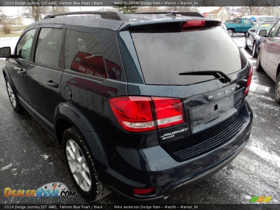 2014 Dodge Journey SXT AWD Fathom Blue Pearl / Black Photo #3