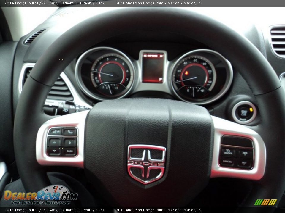 2014 Dodge Journey SXT AWD Fathom Blue Pearl / Black Photo #6