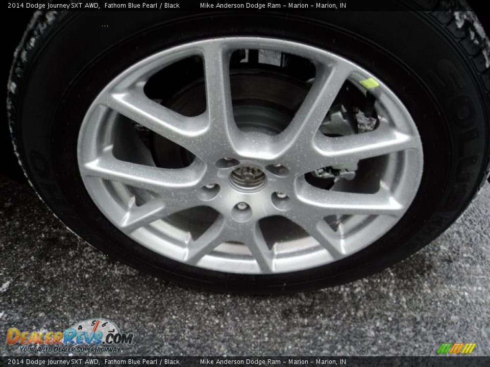 2014 Dodge Journey SXT AWD Fathom Blue Pearl / Black Photo #9