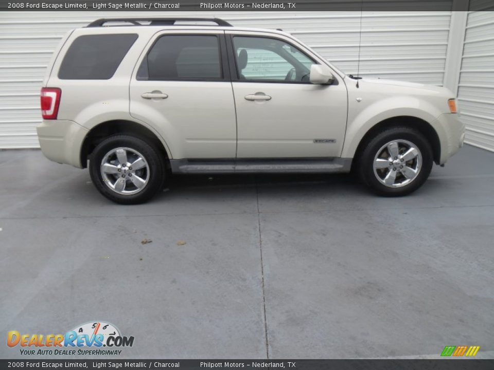 2008 Ford Escape Limited Light Sage Metallic / Charcoal Photo #3