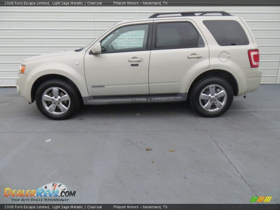 2008 Ford Escape Limited Light Sage Metallic / Charcoal Photo #6