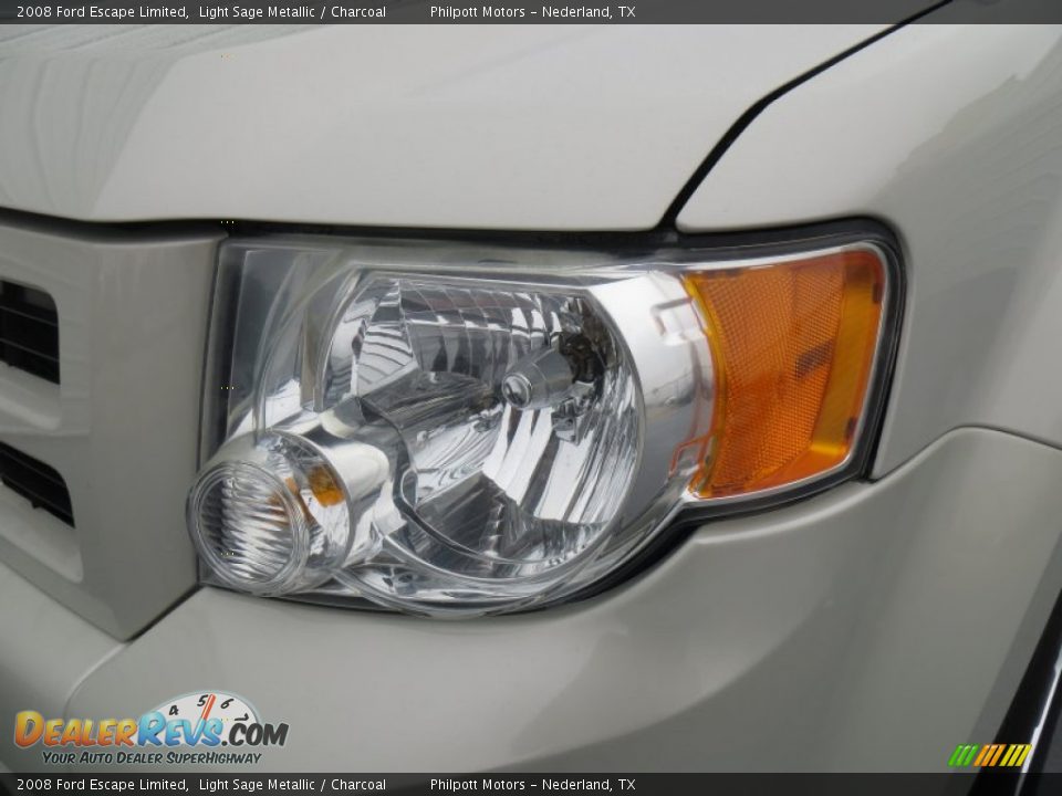 2008 Ford Escape Limited Light Sage Metallic / Charcoal Photo #9